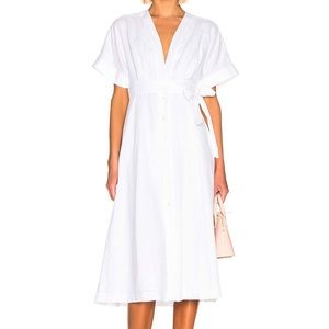 Equipment
Nauman Linen Maxi Dress in White